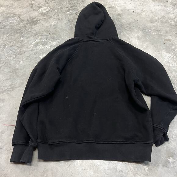 Comfrt Mens Fleece Pullover Hoodie Black Size Medium - Picture 6 of 8